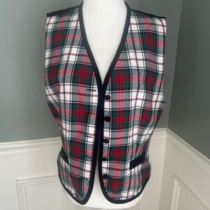 Vintage Karen Scott Plaid Sweater Vest